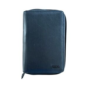 Tumi Black Zip-Around Passport and Card Case